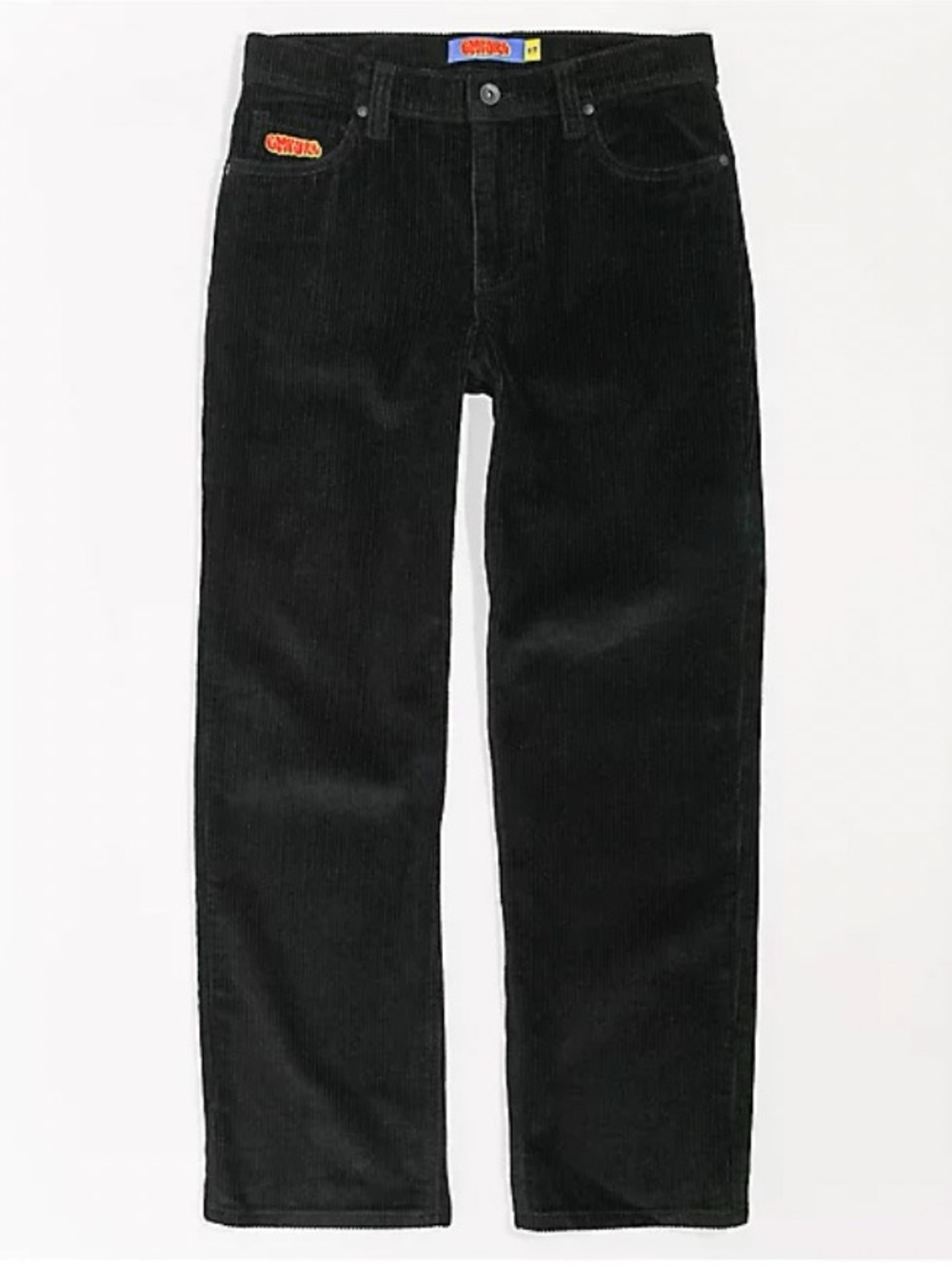 Empyre Black Corduroy Straight-Leg Pants